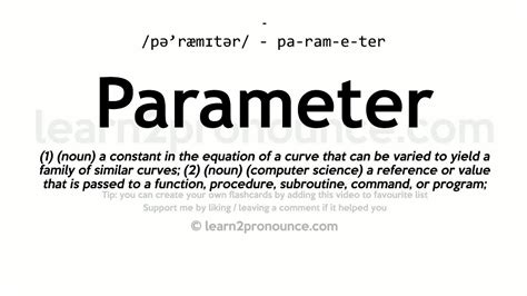 parameters in tagalog meaning|parameters in English .